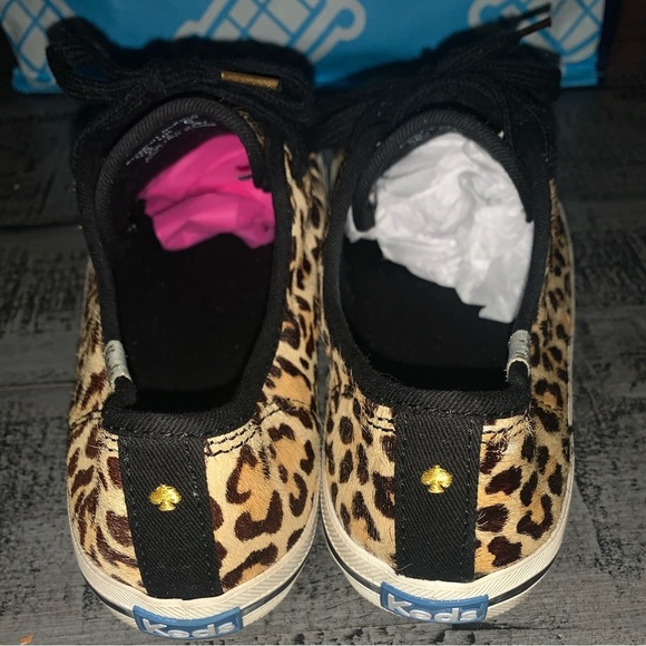 Kate Spade Leopard Print Women's Sneakers - Picture 3 of 7